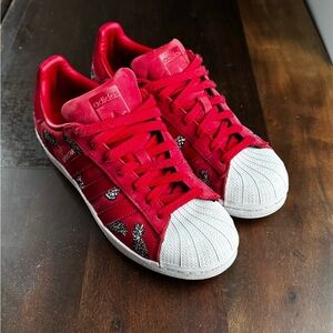 Adidas x Farm Co Red Pineapple Suede Superstar
